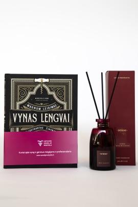 Knyga „Vynas lengvai“ + Icon namų kvapas 225 ml