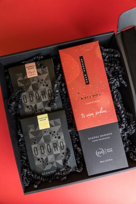 Dovanų rinkinys ,,O!'' | Namų kvapas + 2 kortelės | MOOD