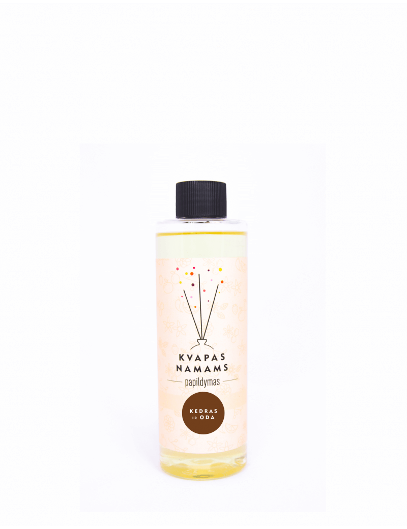 Kedras ir Oda | Namų kvapo papildymas 200 ml | Online | Kedras ir Oda | Namų kvapo papildymas 200 ml | Online |