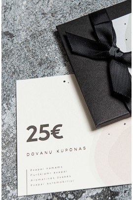 Dovanų kuponas | 25 eur | Popierinis