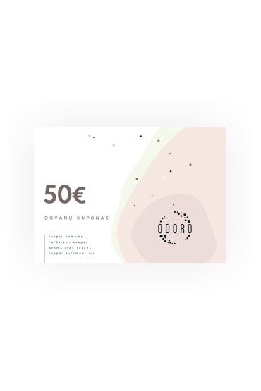 Dovanų kuponas | 50 eur | Elektroninis