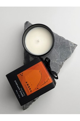 Ambra | Aromatinė sojų vaško žvakė| MOOD