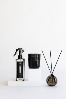 Magnolija | MOOD rinkinys | Namų kvapas + purškiamas kvapas + žvakė
