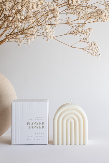 FLOWER POWER | Forminė žvakė ARKA| Elements