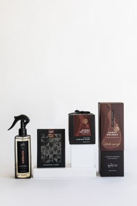 Namų kvapas+purškiamas kvapas+žvakė+kortelė | MOOD
